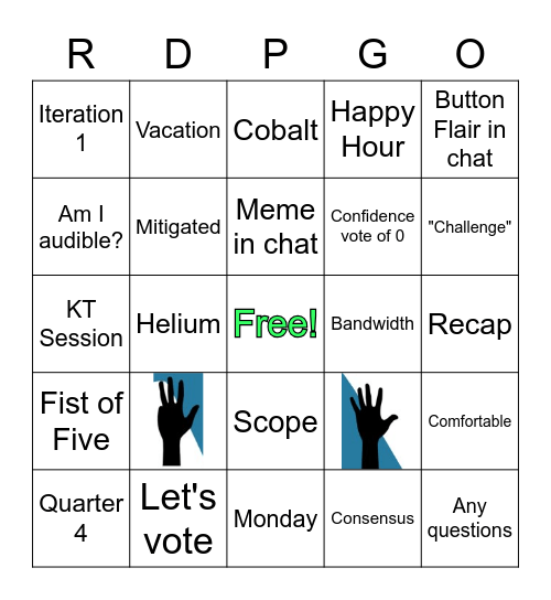 RDPGO PI5 Day 3 Game 2 Bingo Card