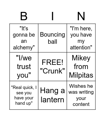 MAREK BINGO! Bingo Card