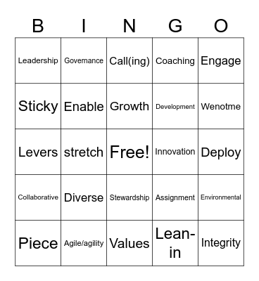 Arrow Bingo Day 3 Bingo Card