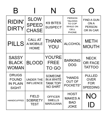 OP LIVE Bingo Card