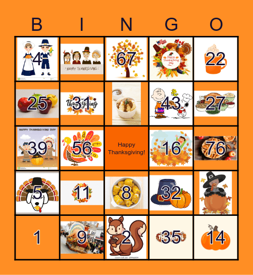 Ingram Micro Thanksgiving Bingo Card