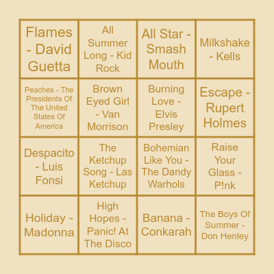 THE BBQ EDITION Bingo Card