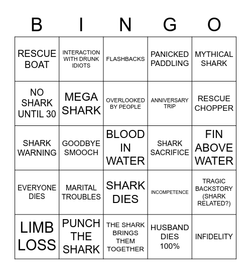 THE REQUIN Bingo Card