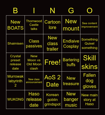 CALPHEON BALL 2022 PART 2 BINGO Card