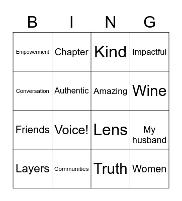MEGABINGO Card