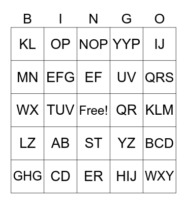 FUN FACTS WITH GS Bingo Card