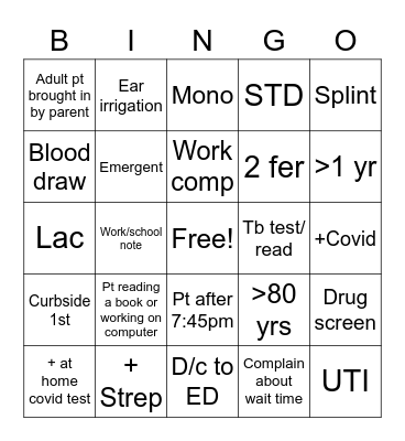 Part 2 BICC Bingo Card