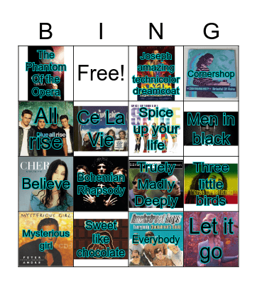 Marrianna's Bingo Card