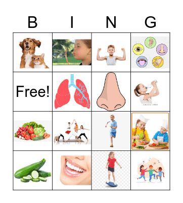 Healthy Me Bingo 2 Bingo Card