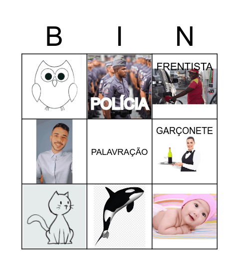 BINGO PALAVRAÇÃO Bingo Card