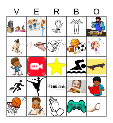 Mis actividades Bingo Card