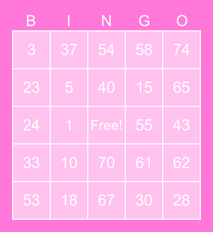 YSABELLA ABLAY Bingo Card