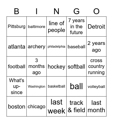 Unit 14b Bingo Card