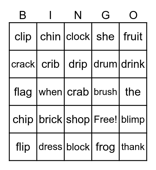Blend Bingo! Bingo Card