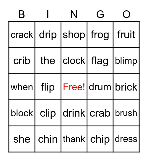 Blend Bingo!! Bingo Card