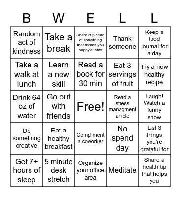 Bingo Board 1 Bingo Card