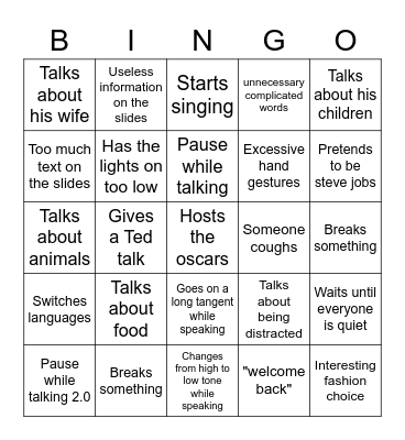 Theun's Bingo Card