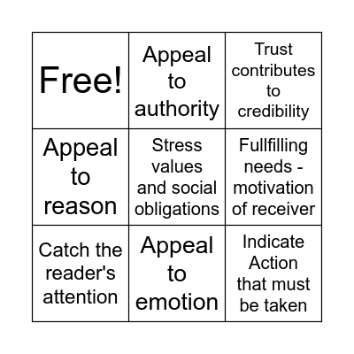 Let the Godfather Persuade You Bingo Card