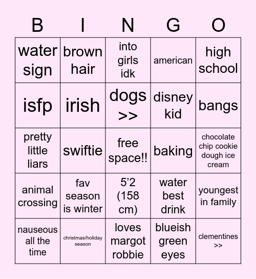 holly???s bingo Card