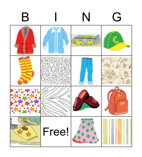 Seed 1 Bingo Card