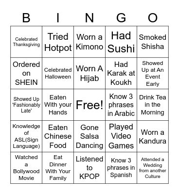 C19CB Bingo Card