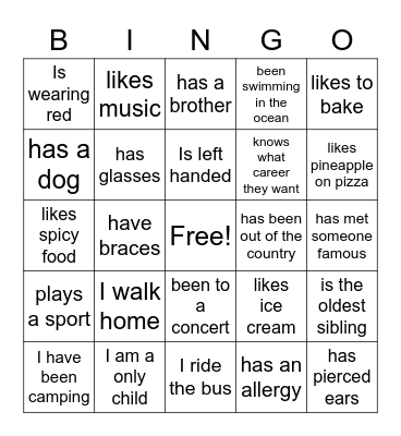 4th grade teaching Bingo Card