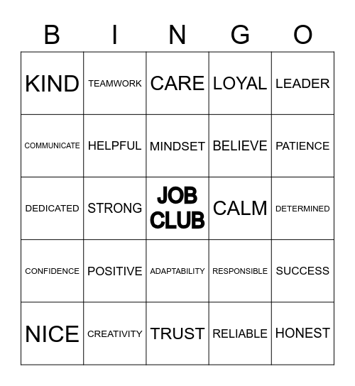 INTEGRITY BINGO Card