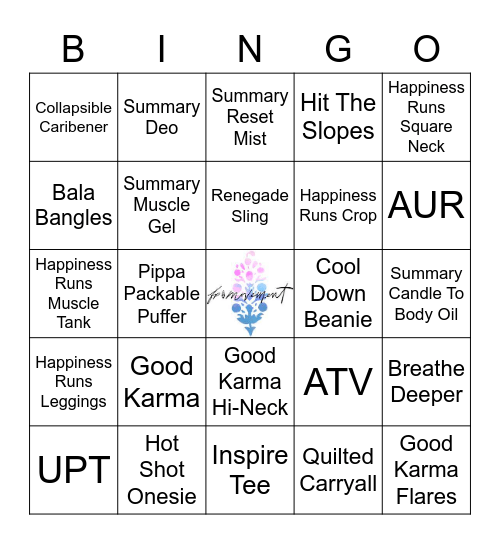 FP MVMT BINGO Card