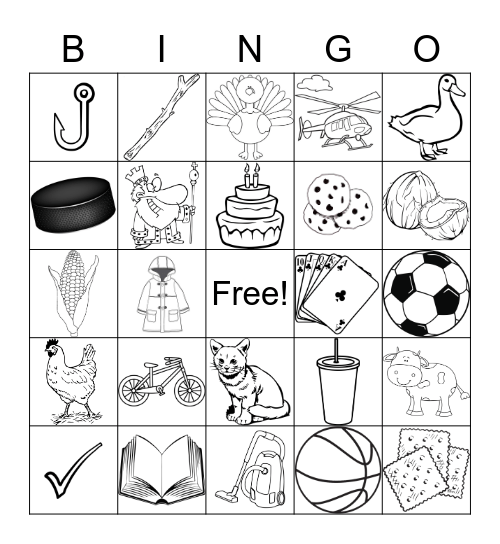 K BINGO Card