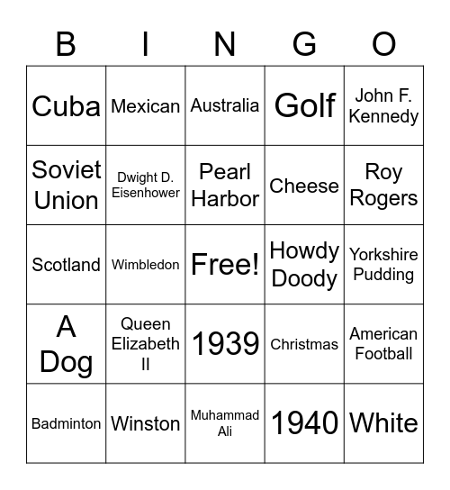 Gm 3 Nov 22 4 corners Bingo Card