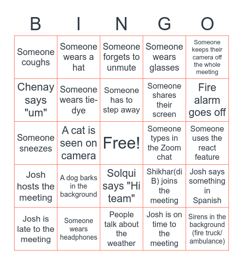 UpdateAI Bingo Card