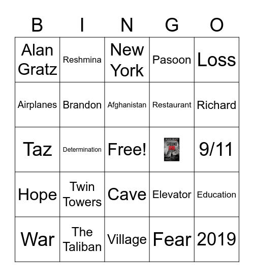 Ground Zero Bingo Card