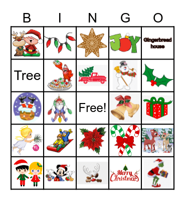 Christmas Bingo Card