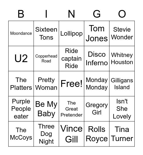 GM 8 Nov 22 Diagonal Line Bingo Card