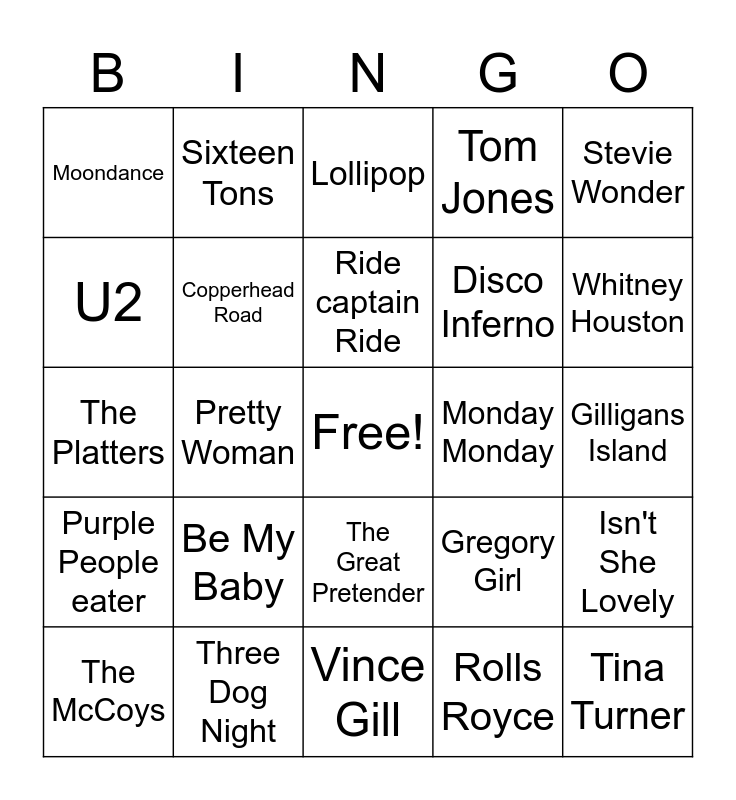 GM 8 Nov 22 Diagonal Line Bingo Card