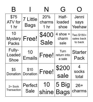 Register Bingo Card