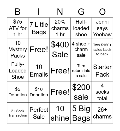 Register Bingo Card
