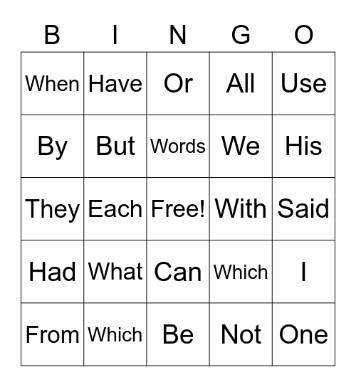 Red Devil Bingo Card