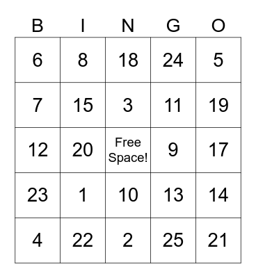 Front Desk Dec. 2022 Bingo! Bingo Card
