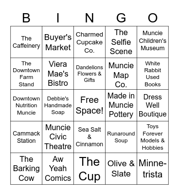 Business Bingo Card