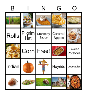 Happy Thanksgiving! Bingo Card