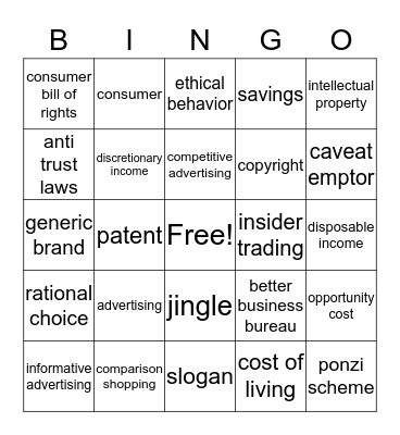 2 Bingo Card