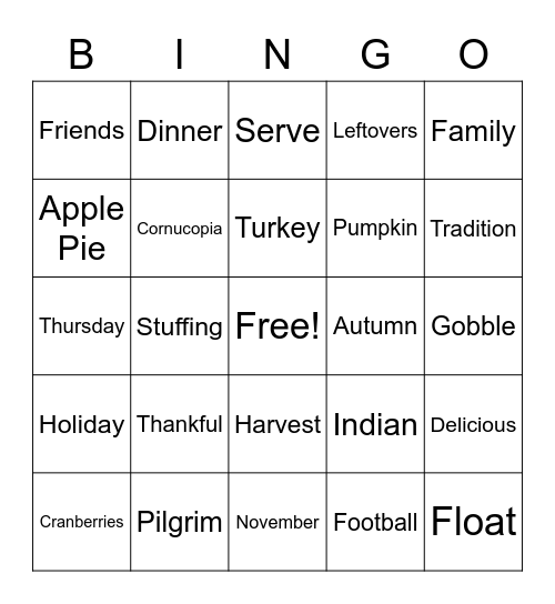 Onco Bingo Night Bingo Card