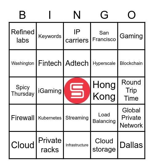 servers.com Bingo Card