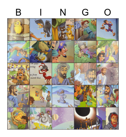 Awesome God Bingo Card