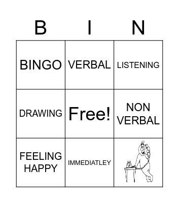 COMMUNICATION Bingo Card