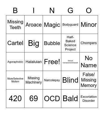 Ai Bingo Card