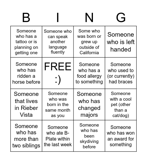 Quills to Connect: GM #4 🌻 Bingo Card