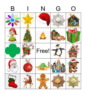 Christmas Bingo Card