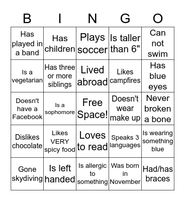 Global Dialogue Bingo Card